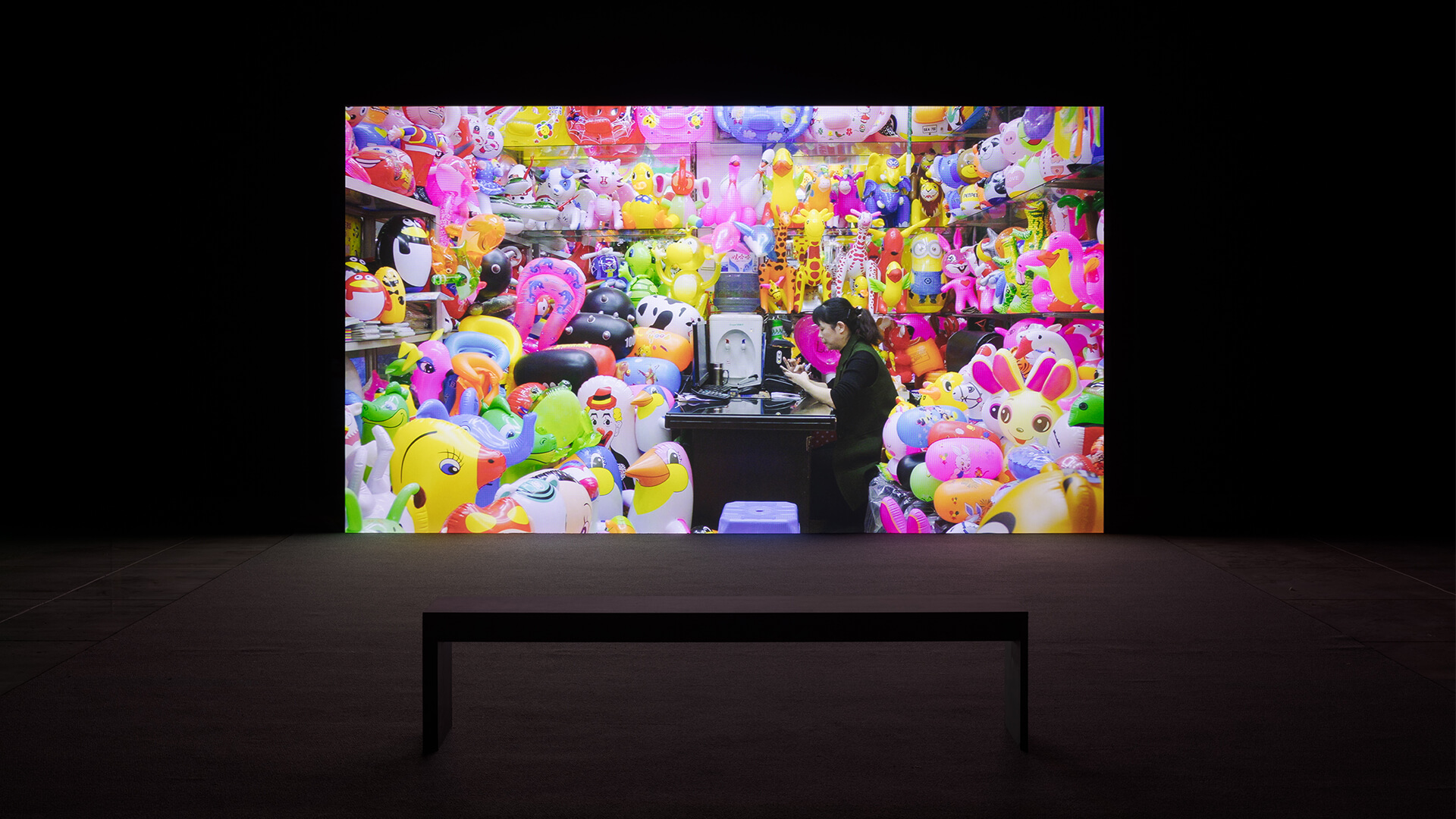 Seven-year ongoing relationship, multichannel video and sound installations